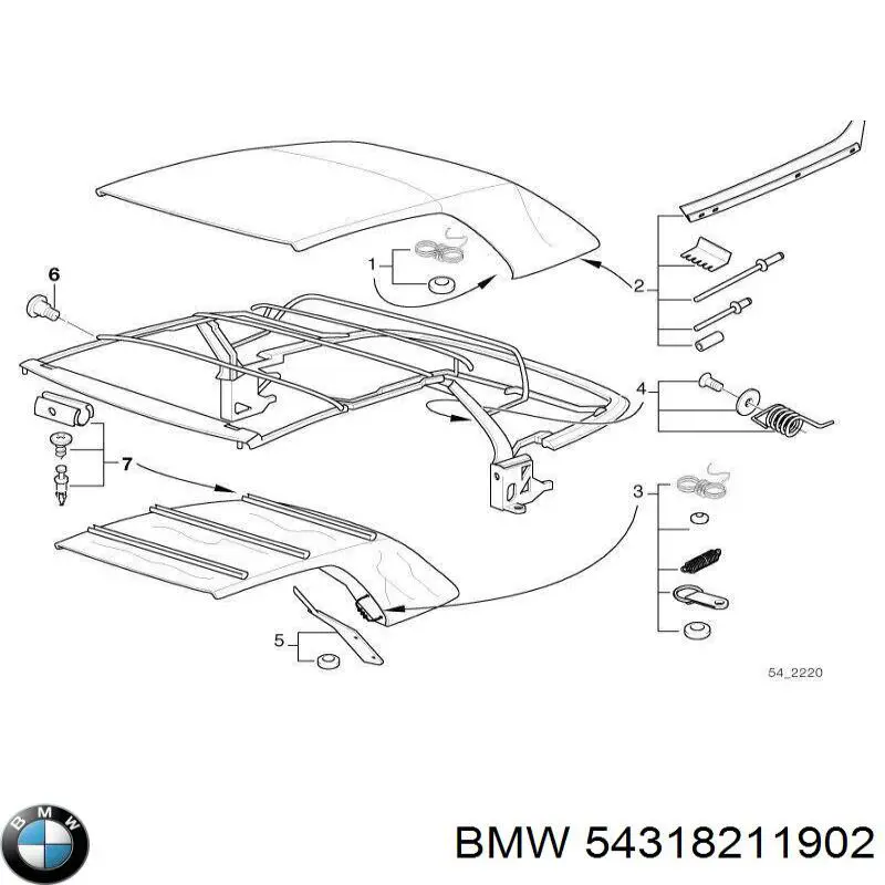 Купити 54318211902 BMW 
