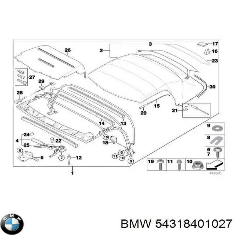  BMW 54218407257 ціна, від 568.44 USD