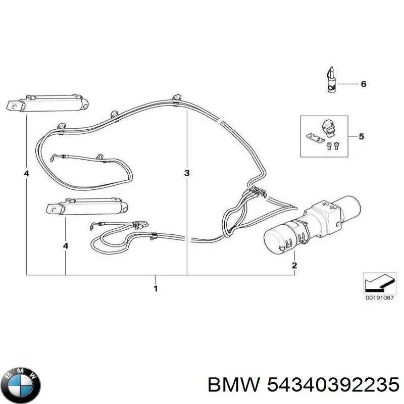 Рідина ГПК BMW 54340392235