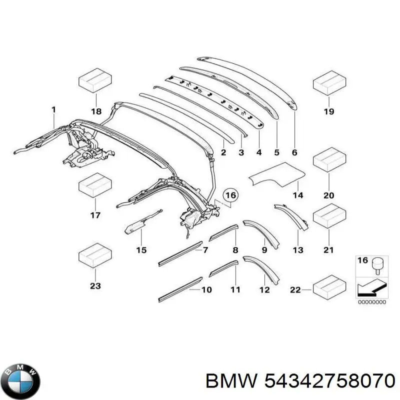 Купити 54342758070 BMW 