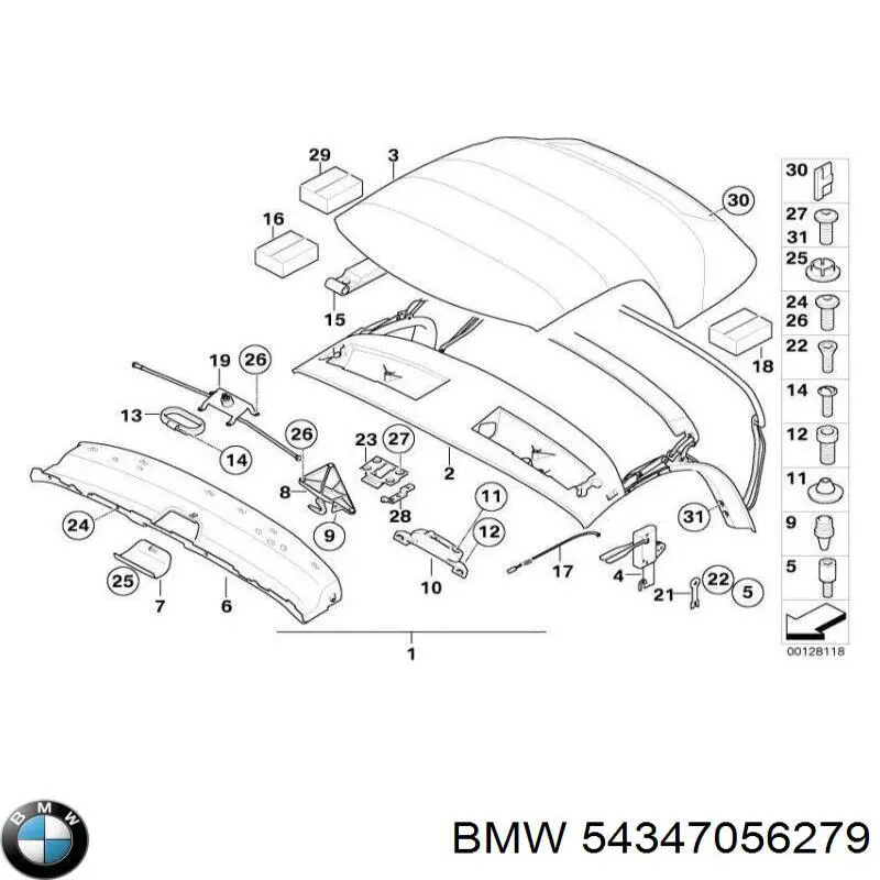 Купити 54347056279 BMW 