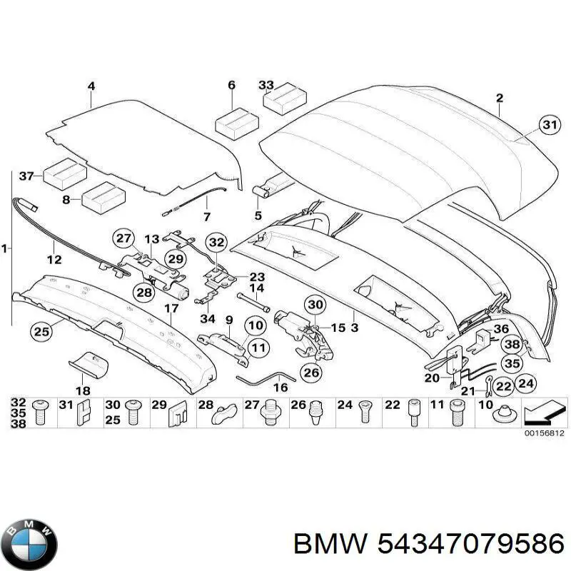 Купити 54347079586 BMW 