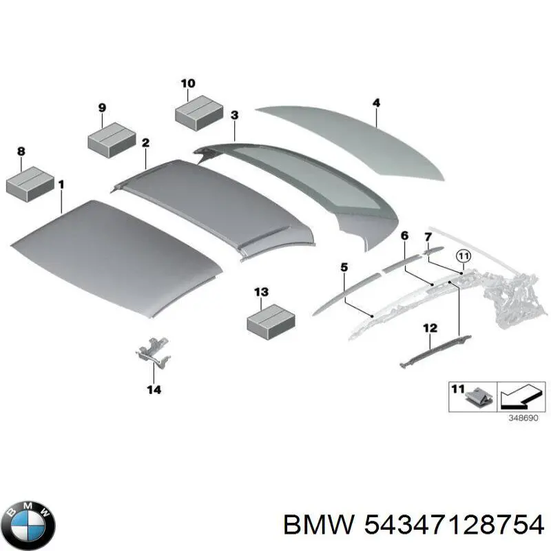 Купити 54347128754 BMW 