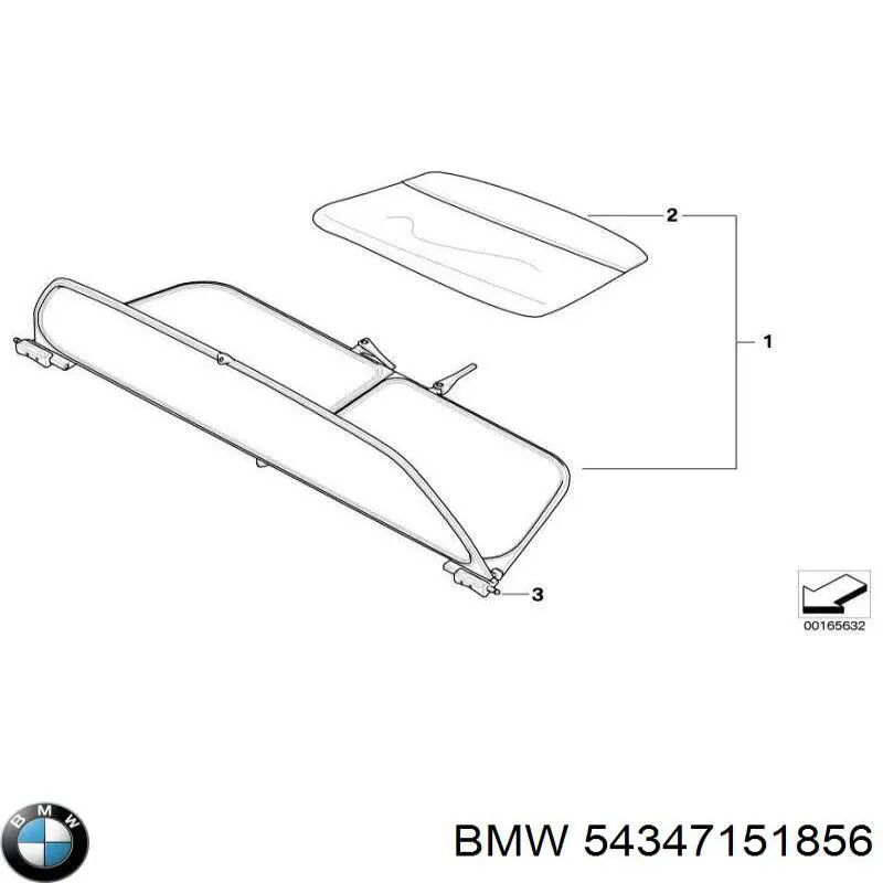  BMW 54347151856 ціна, від 764.23 USD