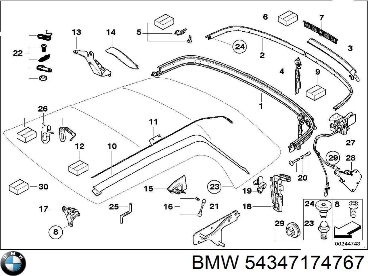  BMW 54347174767 ціна, від 755.61 USD
