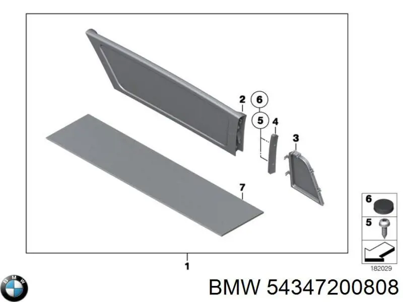 Купити 54347200808 BMW 