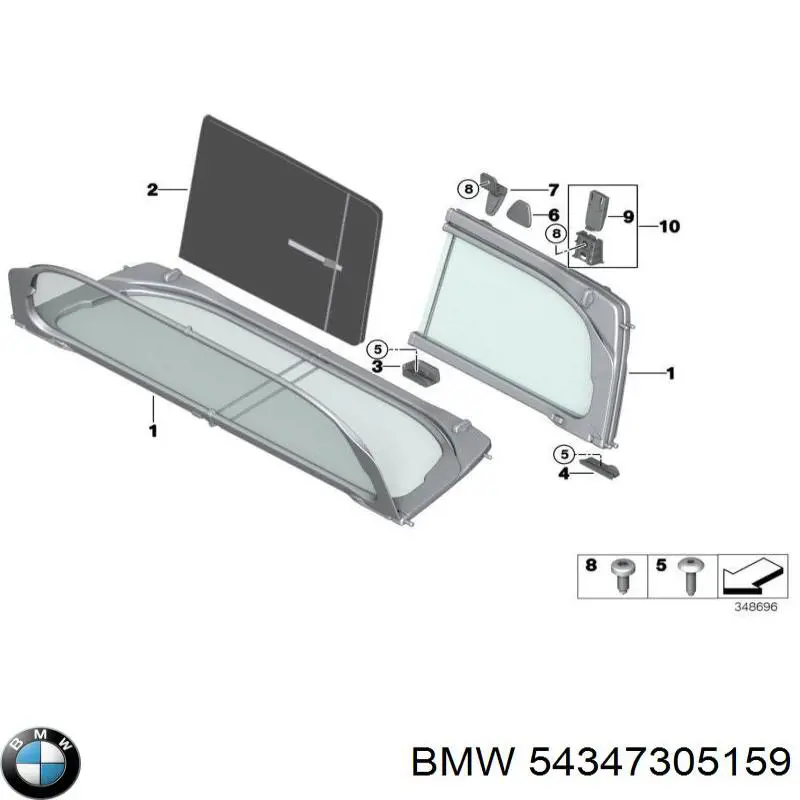  BMW 54347305159 ціна, від 379.98 USD