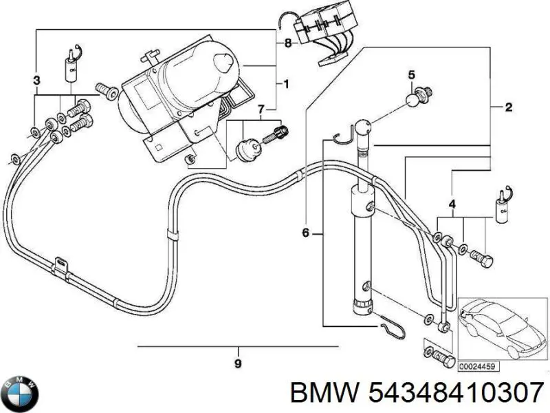  BMW 54348410307 ціна, від 466.22 USD