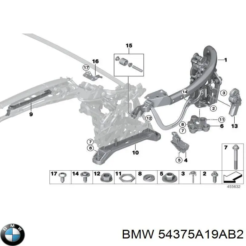  BMW 54375A19AB2 ціна, від 112.87 USD