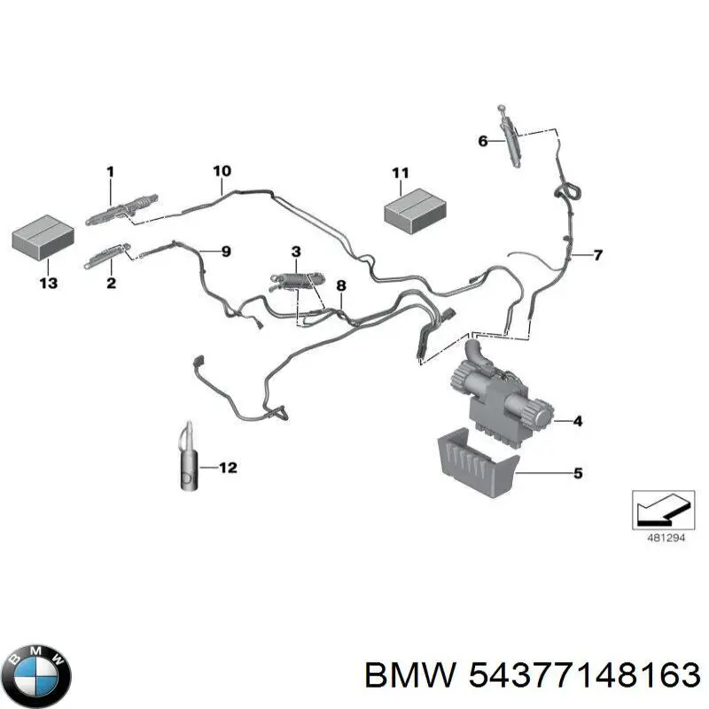 Блок АБС гідравлічний BMW 54377128779 ціна, від 293.78 USD