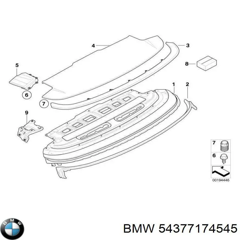  BMW 54377174545 ціна, від 1058.08 USD