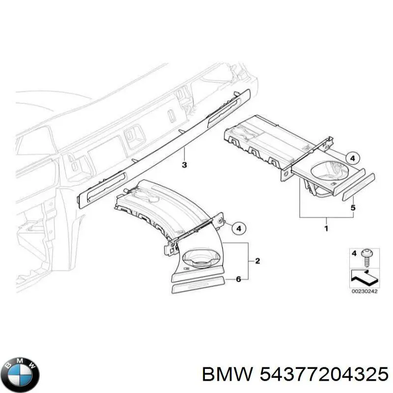 Купити 54377204325 BMW 