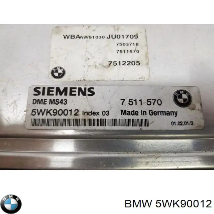  BMW 5WK90012 ціна, від 255.98 USD