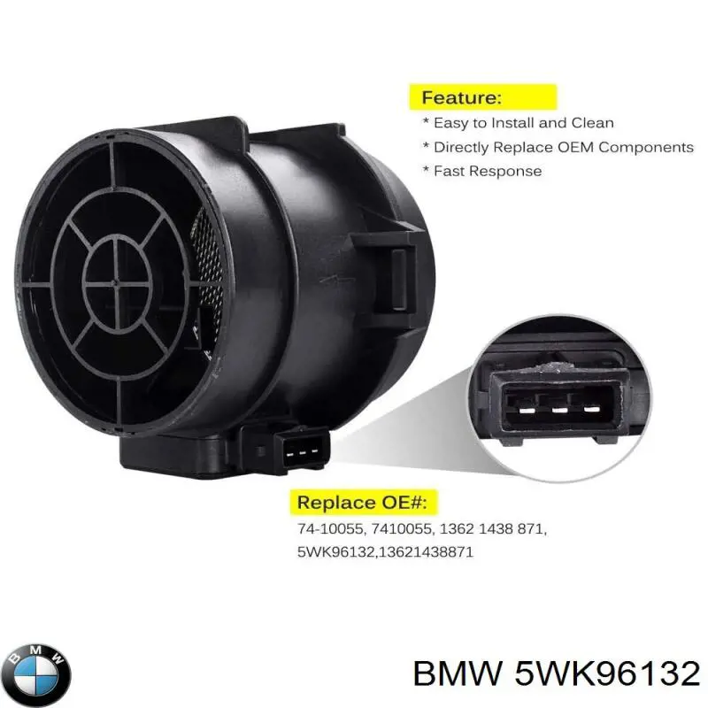 5WK96132 BMW Датчик витрати повітря
