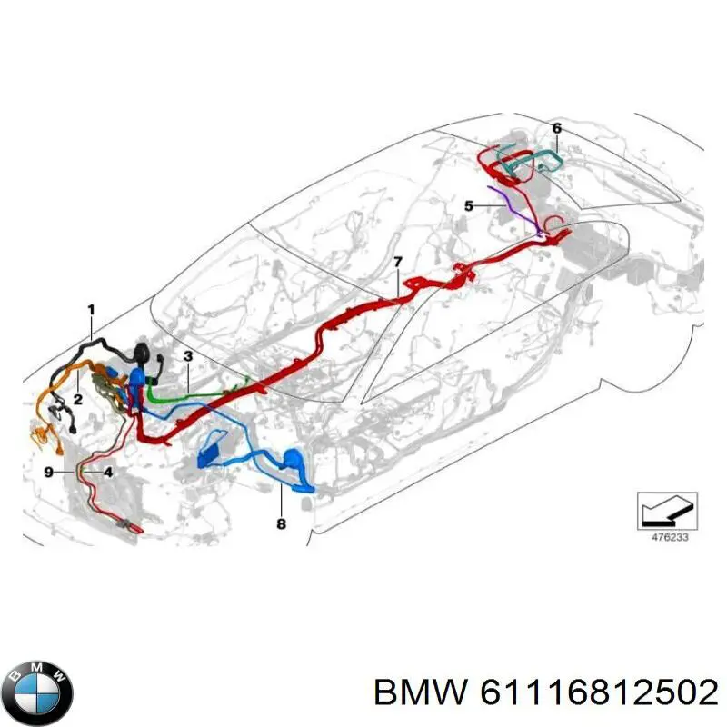 61116812502 BMW 