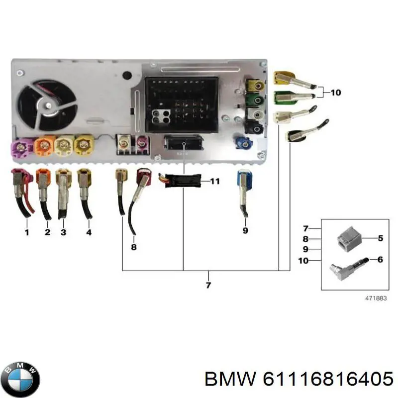 61116816405 BMW 