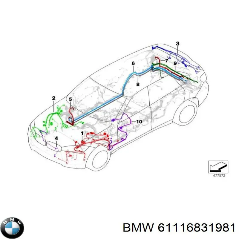 61116831981 BMW 