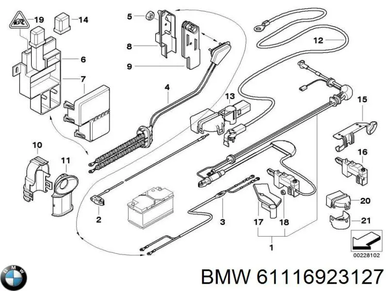 61116923127 BMW 