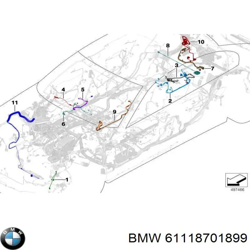 BMW 61118701899 ціна, від 167.73 USD