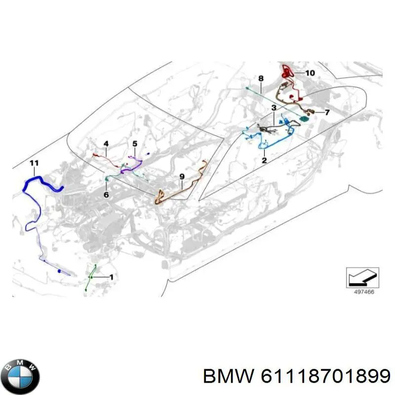 61118701899 BMW 
