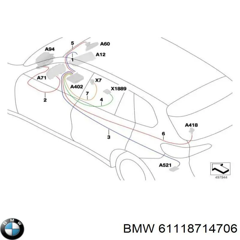 61118714706 BMW 