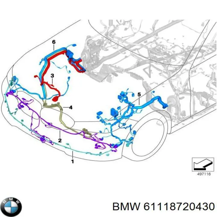 61118720430 BMW 