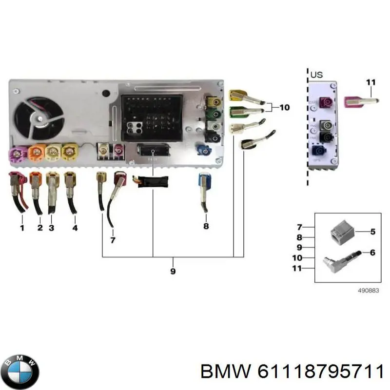 61118795711 BMW 