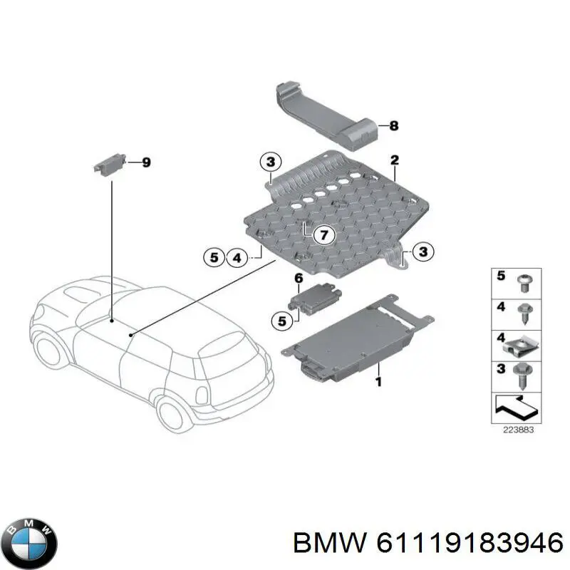  BMW 61119183946 ціна, від 432.22 USD