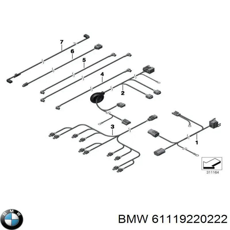  BMW 61119220222 ціна, від 338.03 USD
