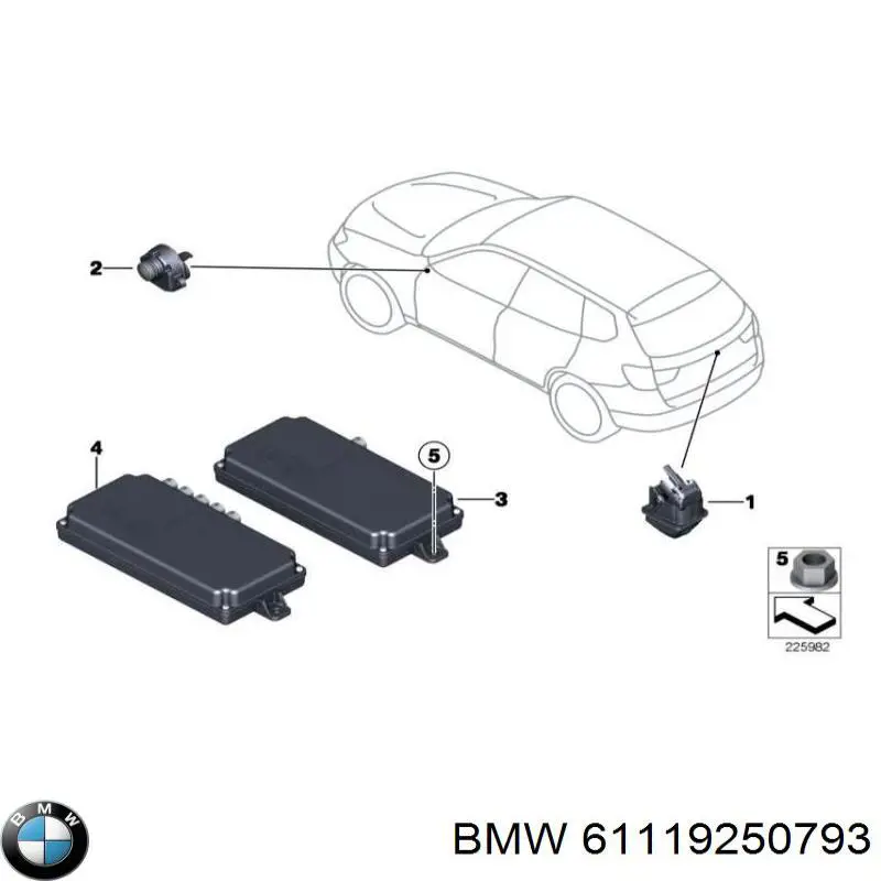 61119250793 BMW 