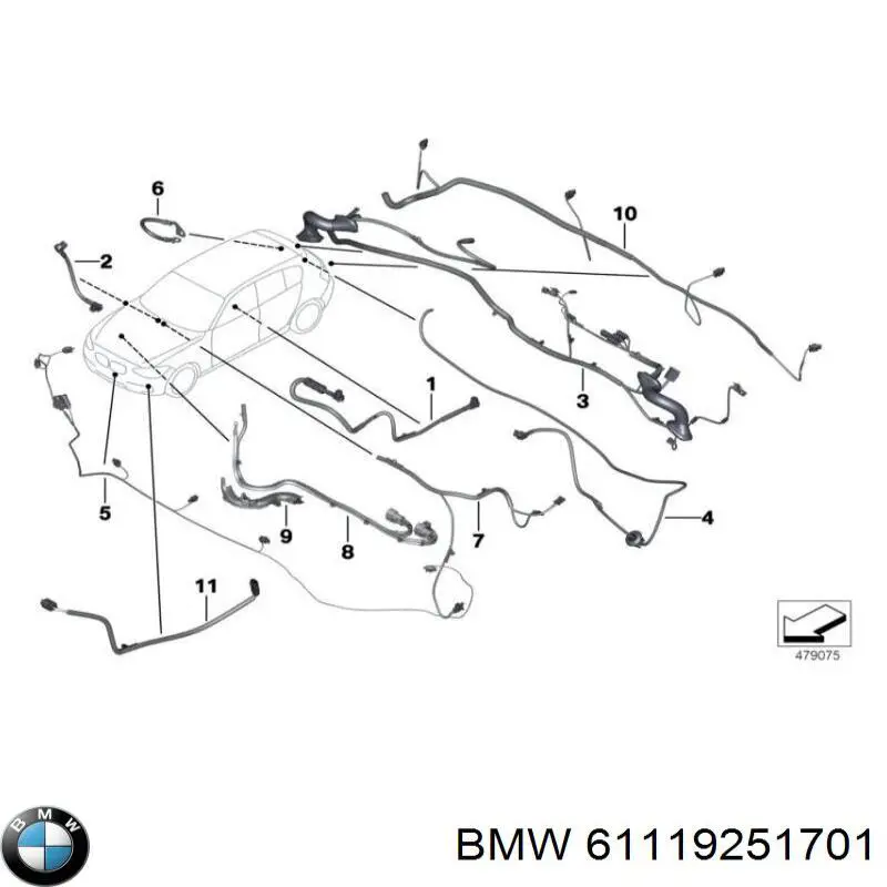 61119251701 BMW 