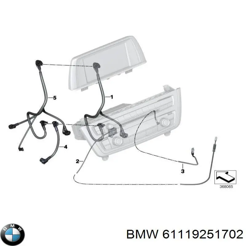 61119251702 BMW 
