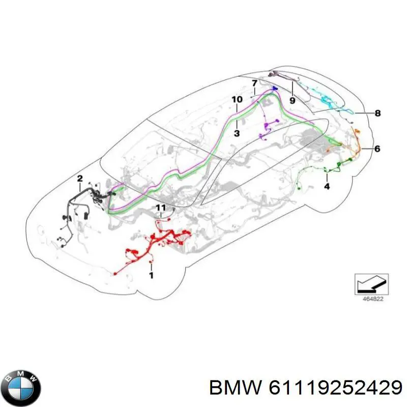 61119252429 BMW 