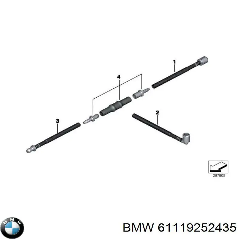 61119252435 BMW 
