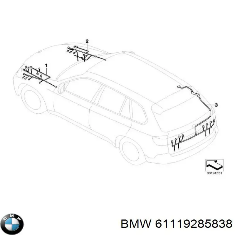61119285838 BMW 