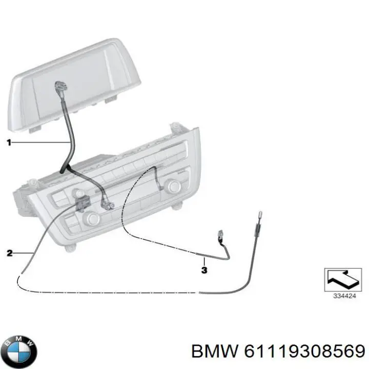  BMW 61119308569 ціна, від 25.34 USD