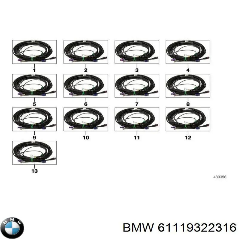 61119322316 BMW 