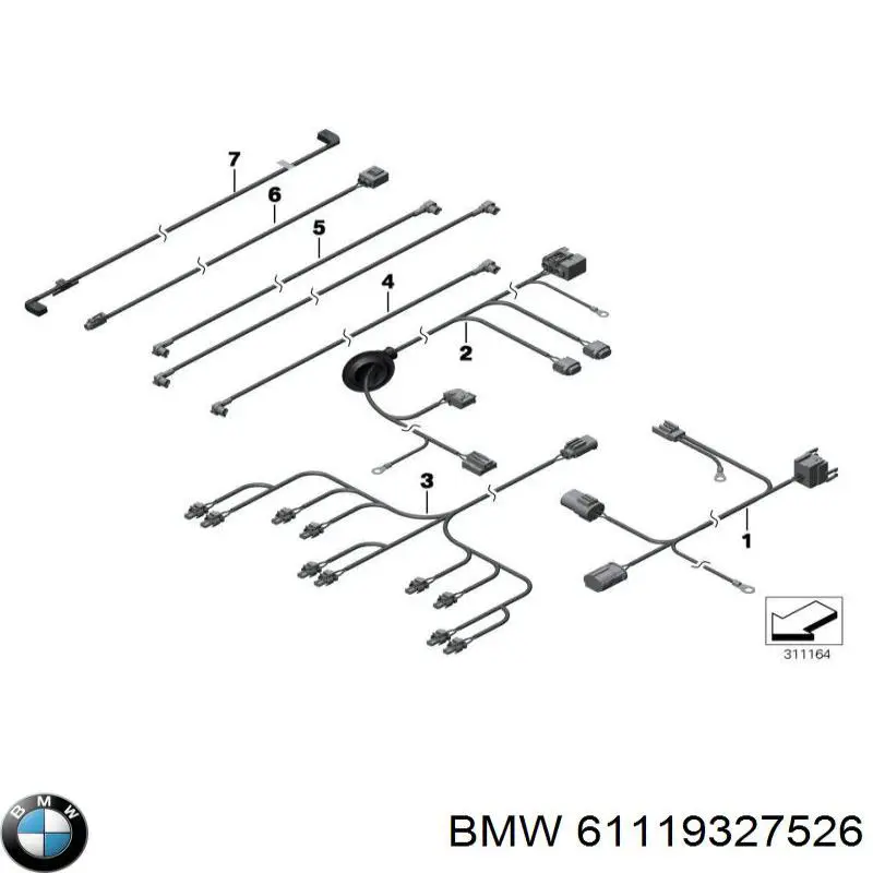 61119327526 BMW 