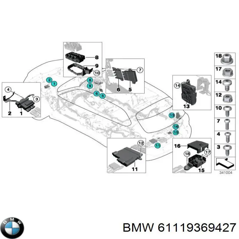 61119369427 BMW 