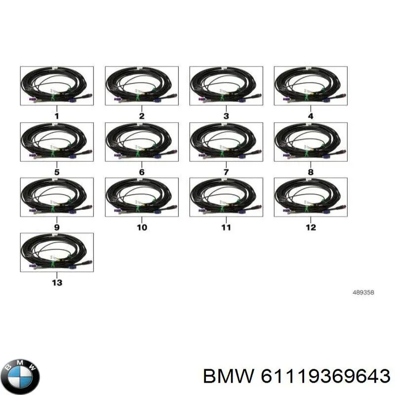 61119369643 BMW 
