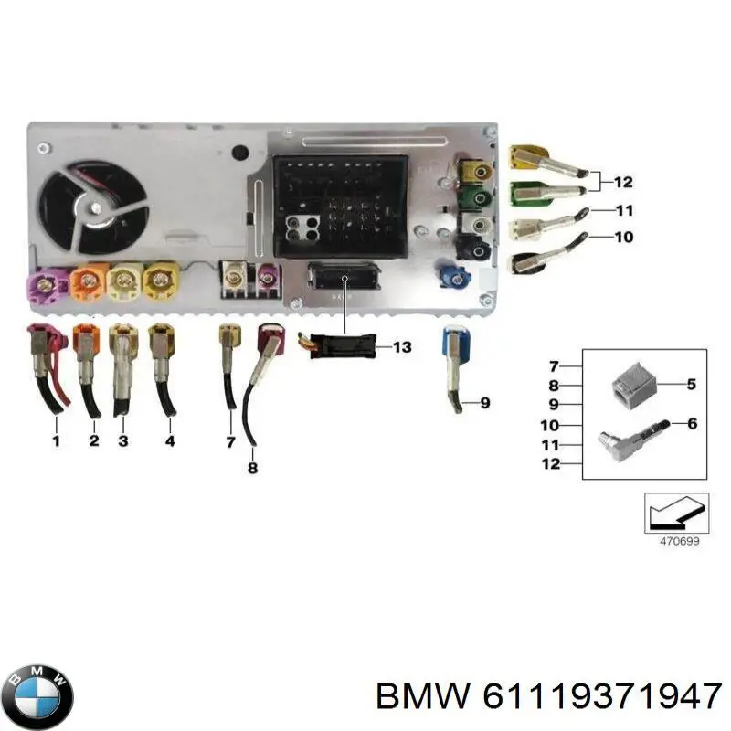  BMW 61119371947 ціна, від 11.33 USD