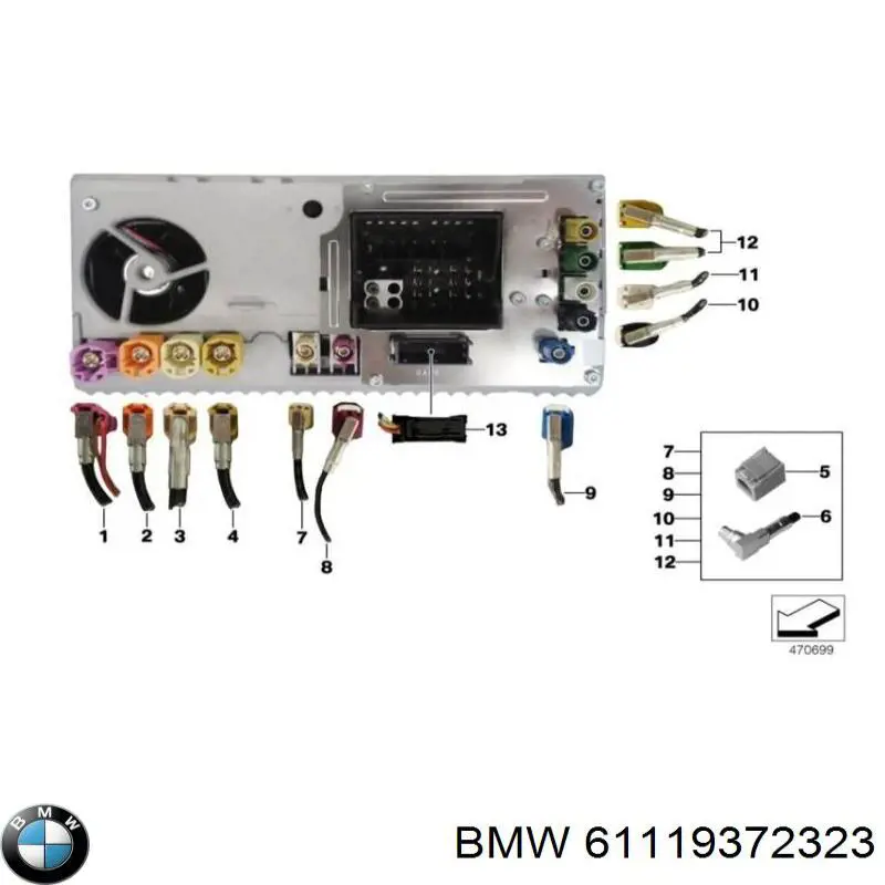 61119372323 BMW 