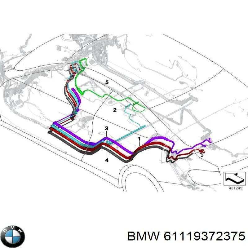 61119372375 BMW 