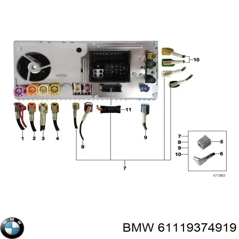  BMW 61119374919 ціна, від 11.37 USD
