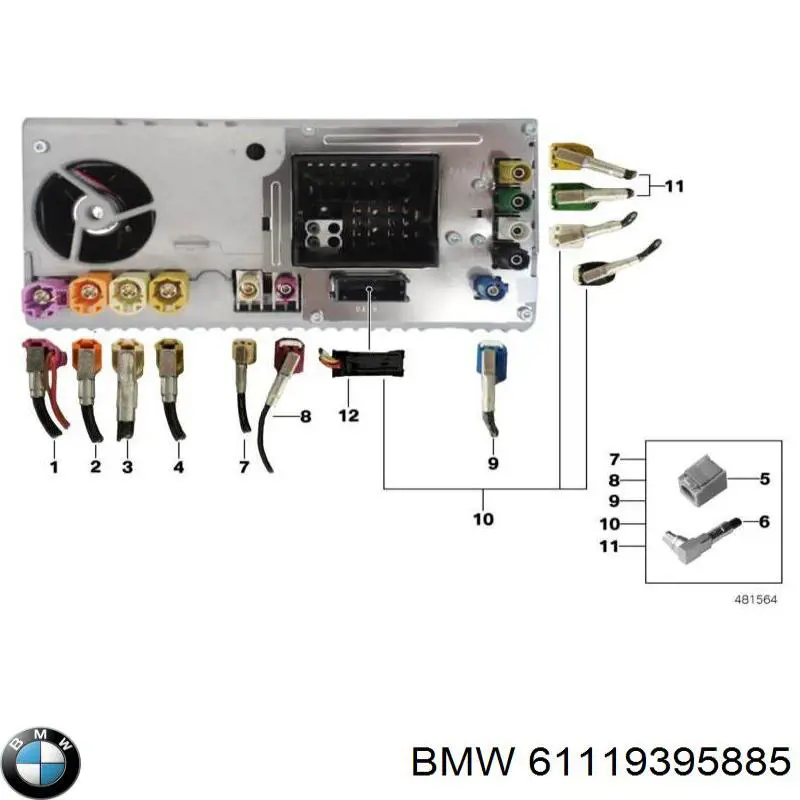 61119395885 BMW 