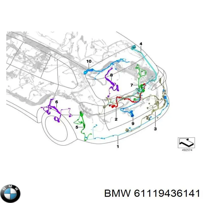 61115A0A2C2 BMW 