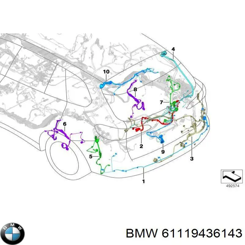 61115A0A2B6 BMW 
