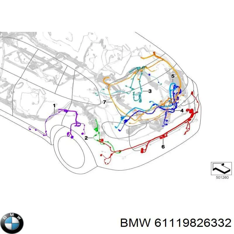 61119826332 BMW 
