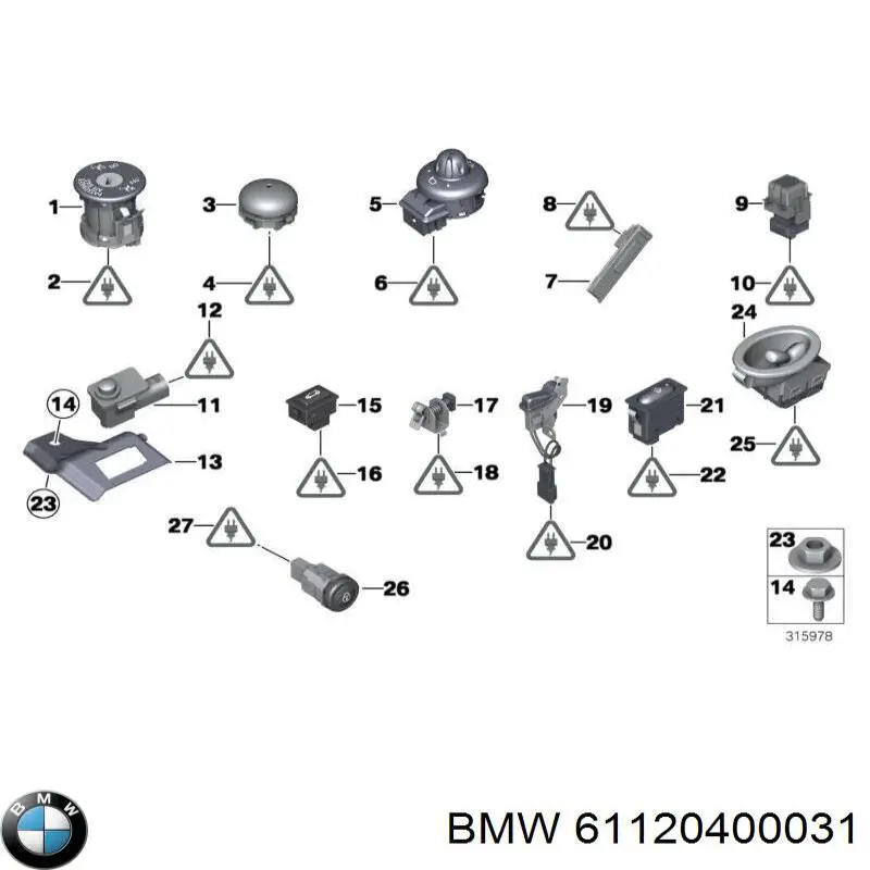 61120400031 BMW 