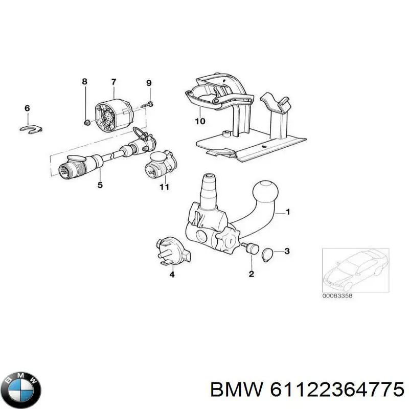  BMW 61122364775 ціна, від 230.34 USD
